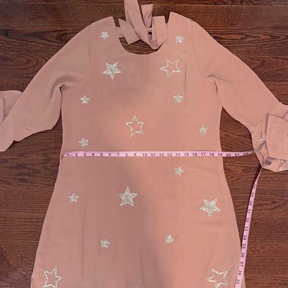 NWT Chaser Beaded Star Mini Dress - Picture 9 of 9